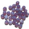 25 8mm Faceted Milky Amethyst Opal Firepolish Beads